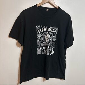 Black Graphic T-Shirt Size Large